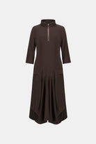 Silky Knit And Memory Cocoon Dress