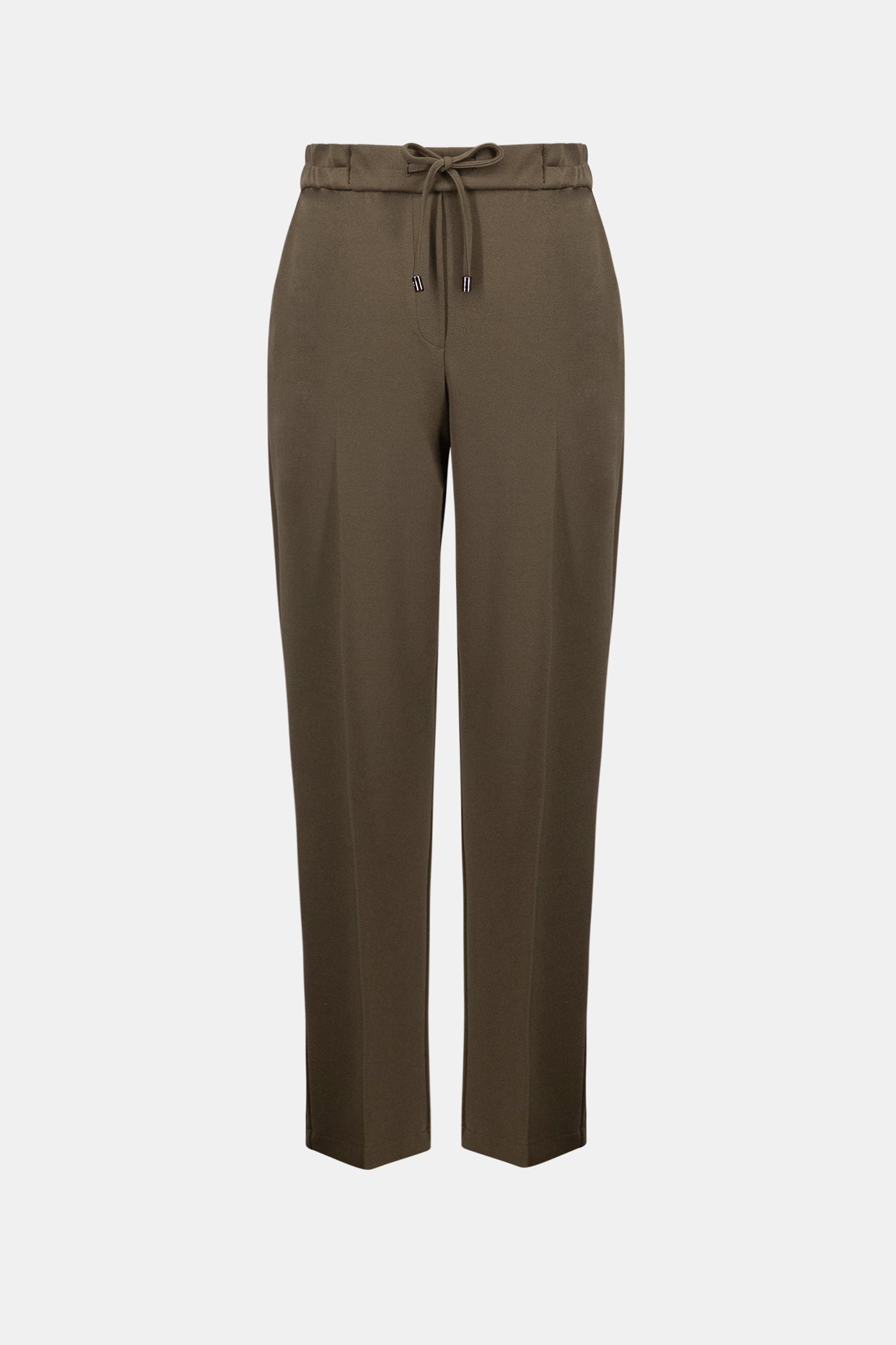 Scuba Crepe Straight Pull-On Pants