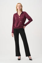 Recycled  Satin V-Neck Cocoon Top