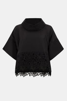Memory Boxy Top With Lace Hem