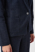 Lurex Boucle Fitted Blazer