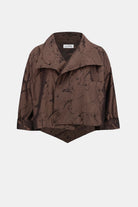 Jacquard Memory Asymmetrical Jacket