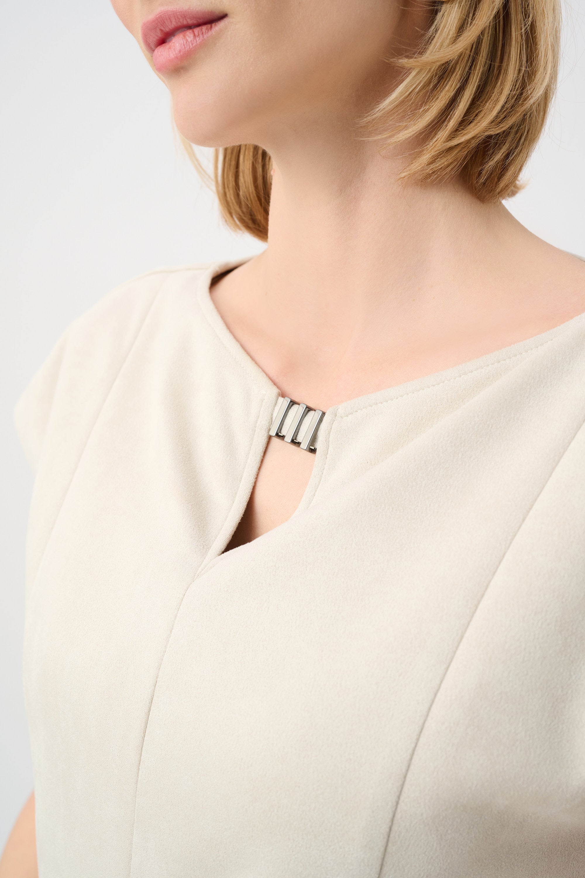 Scuba Suede Drop Shoulder Boxy Top