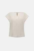 Scuba Suede Drop Shoulder Boxy Top