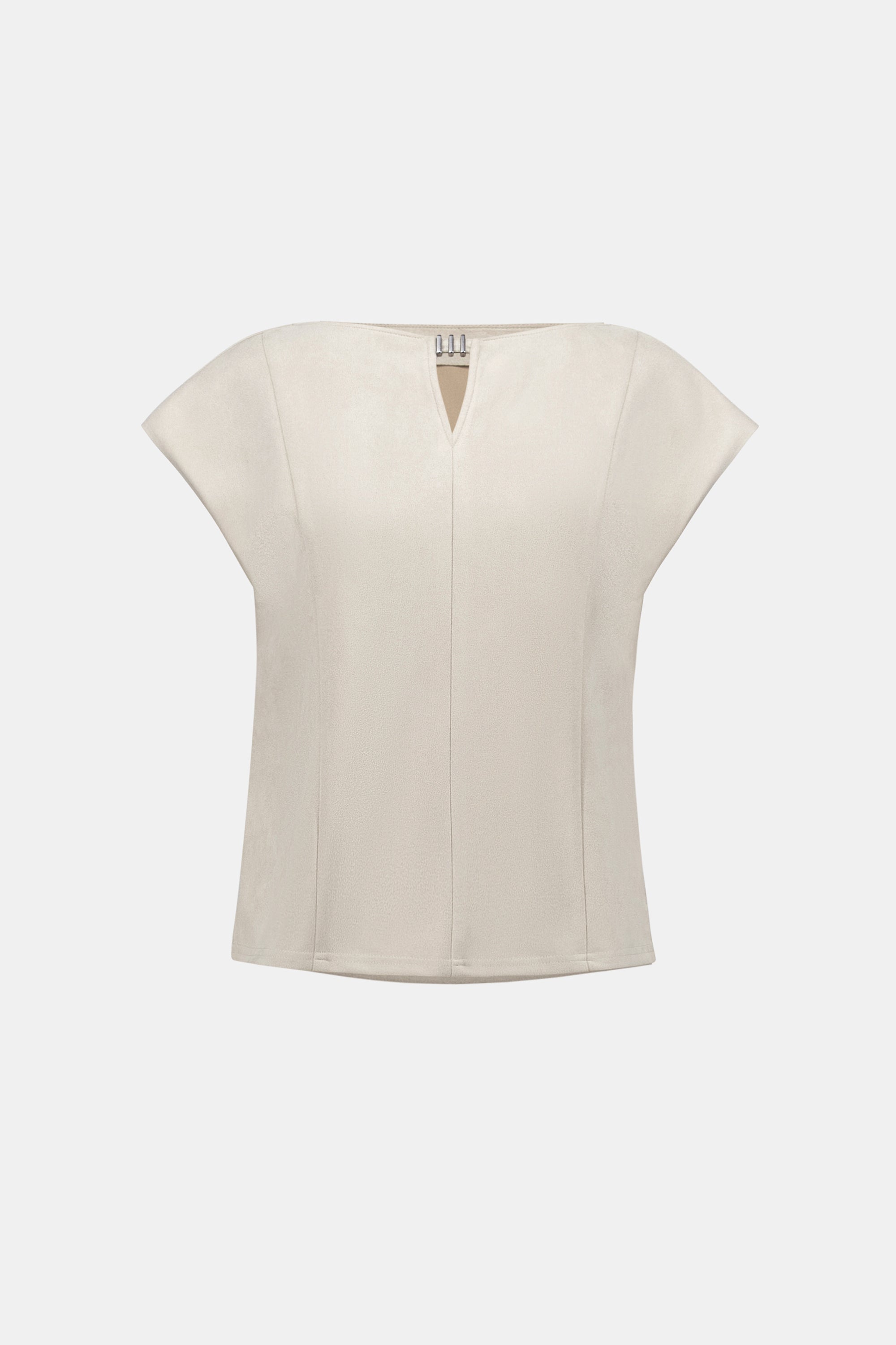 Scuba Suede Drop Shoulder Boxy Top