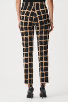 Silky Knit Abstract Print Pull-On Pants