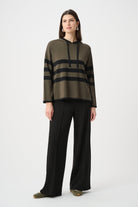 Scuba Jersey Wide Leg Pull-On Pants
