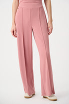 Scuba Jersey Wide Leg Pull-On Pants