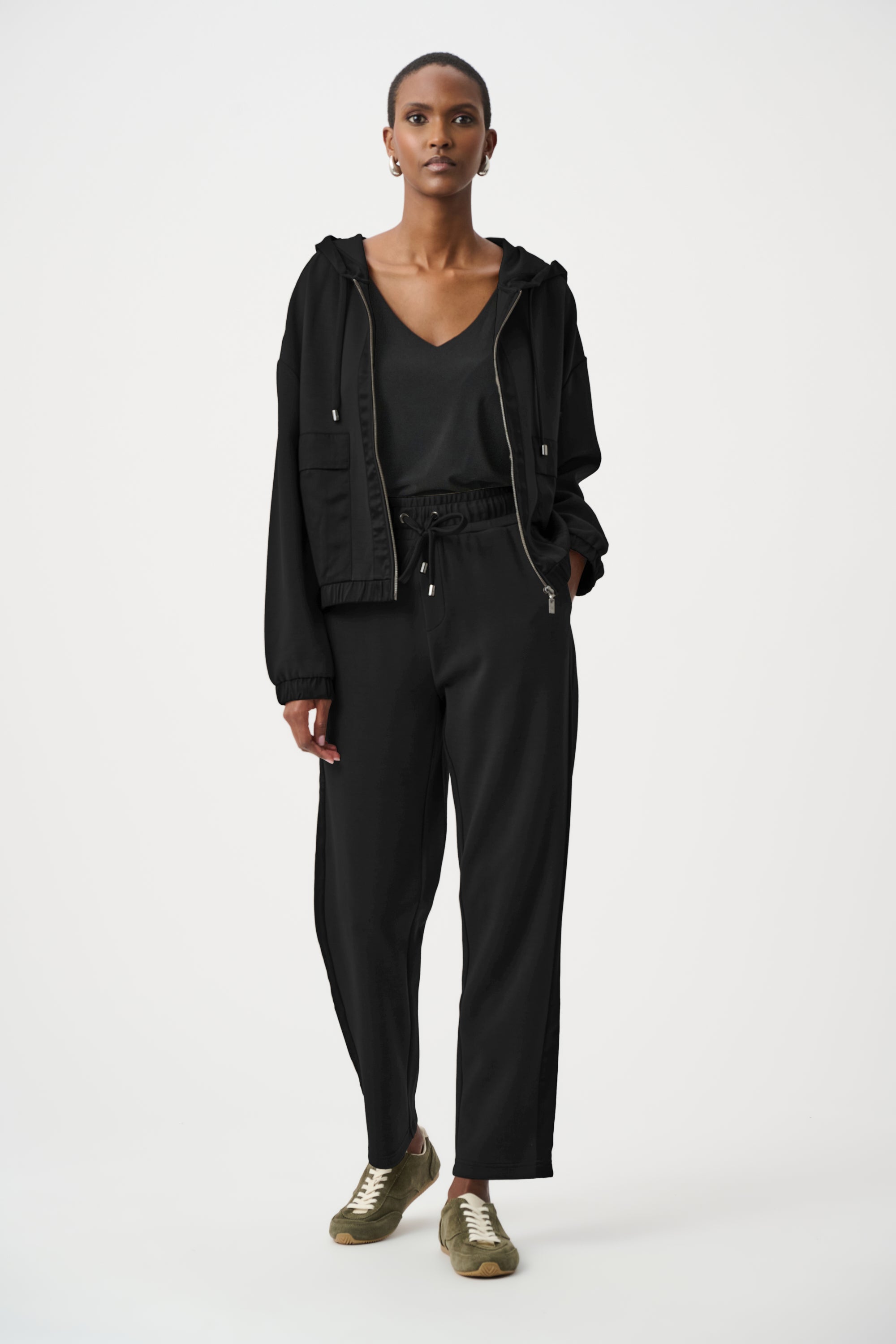 Scuba Jersey Straight Leg Pants