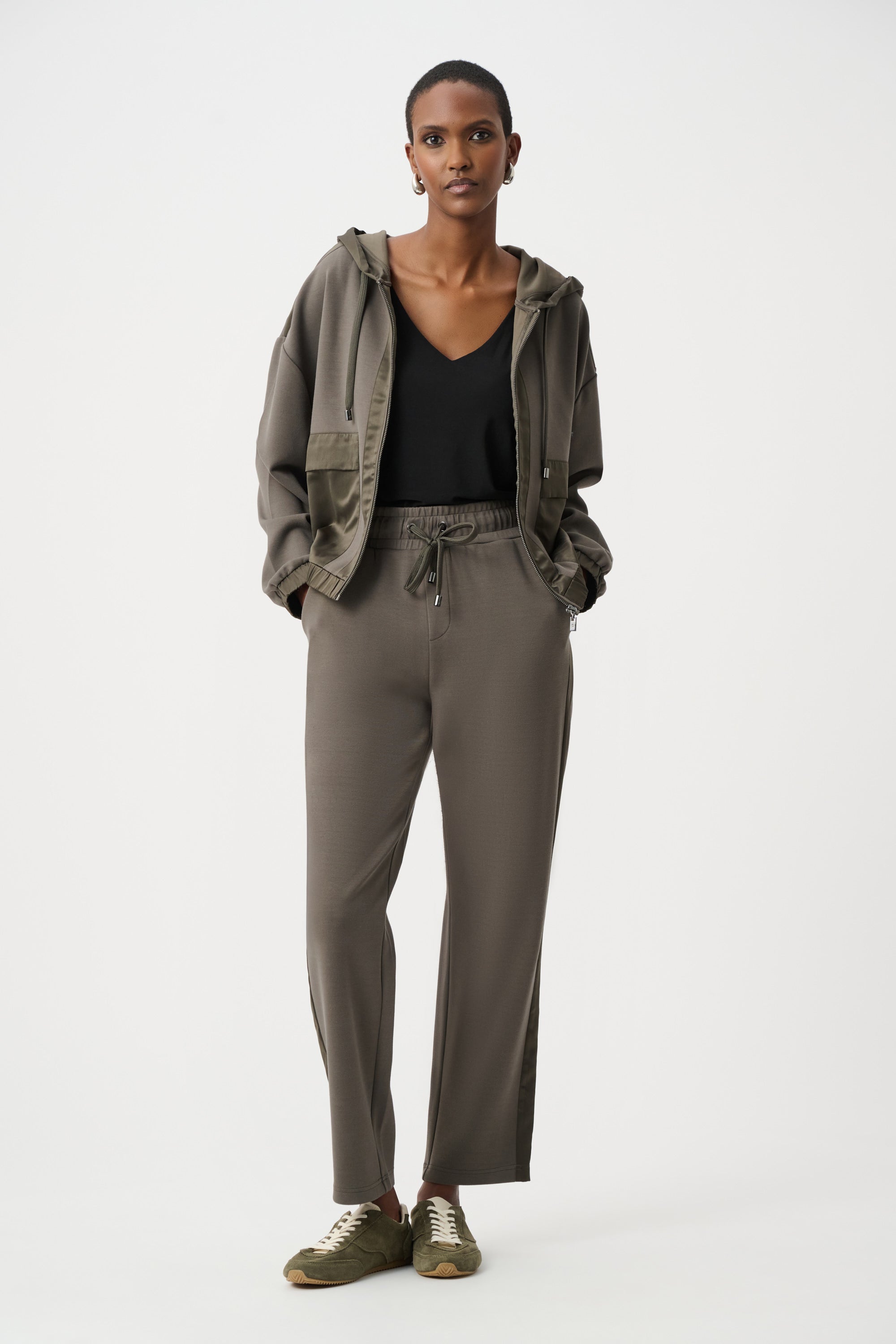 Scuba Jersey Straight Leg Pants