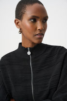 Sweater Knit Mock-Neck Cocoon Sweater