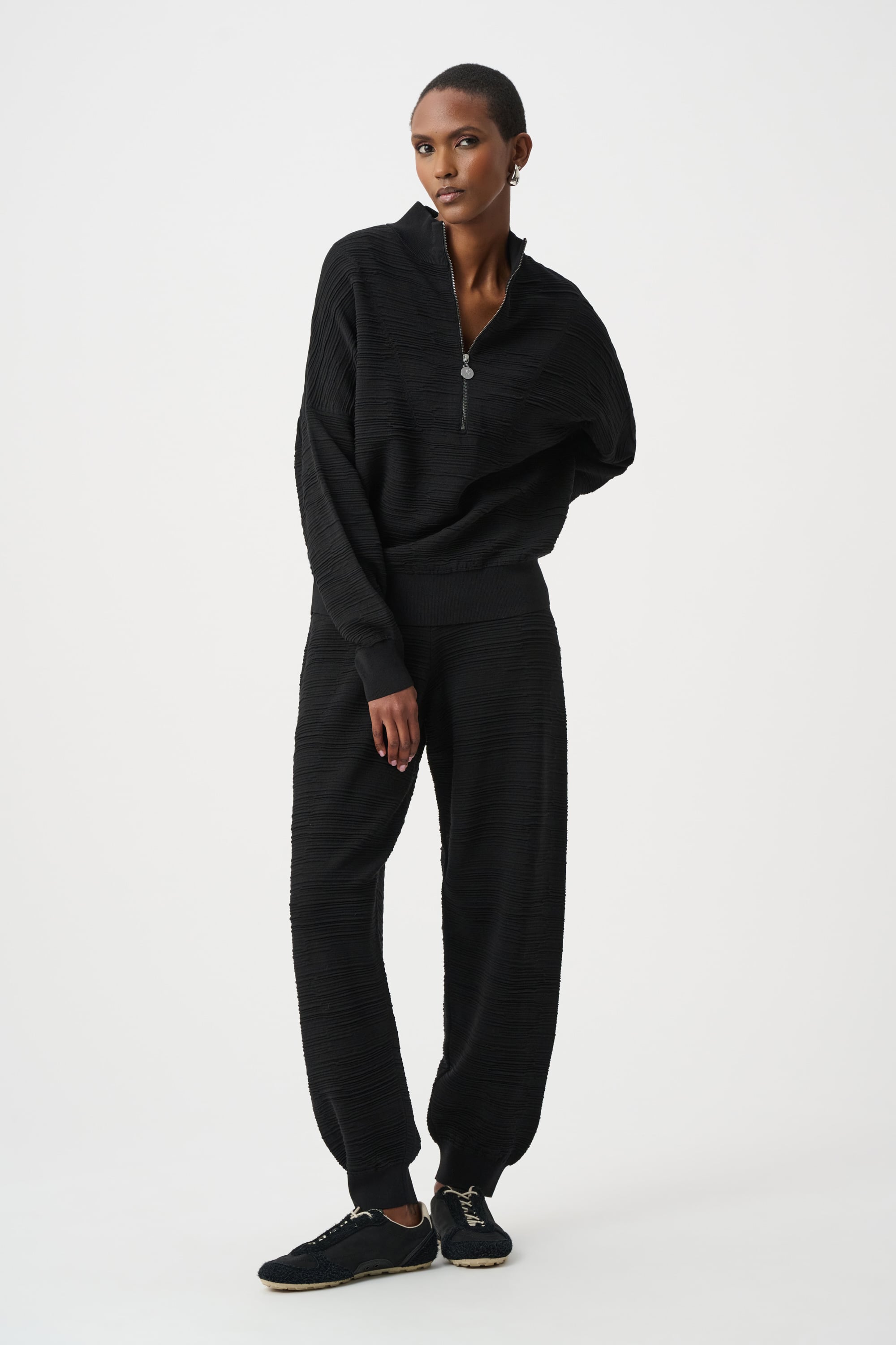 Sweater Knit Pull-On Jogger Pants