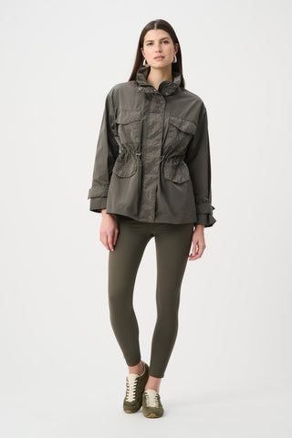 Joseph Ribkoff Nylon Mock-Neck Embellished Jacket-263633