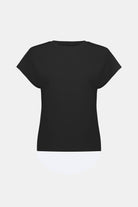Scuba Jersey Crewneck Boxy Top