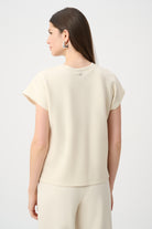 Scuba Jersey Crewneck Boxy Top