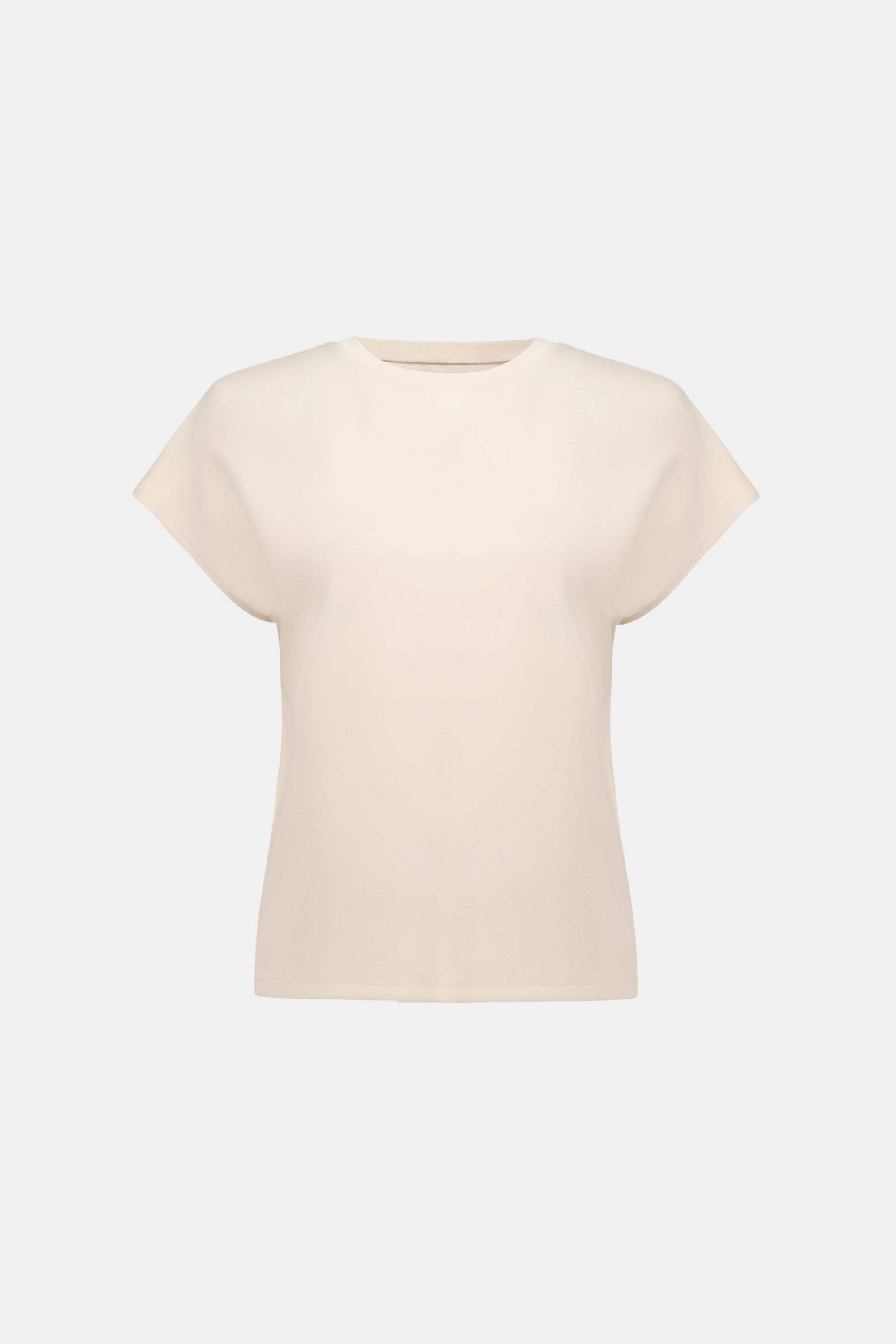 Scuba Jersey Crewneck Boxy Top