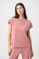 Scuba Jersey Crewneck Boxy Top