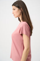 Scuba Jersey Crewneck Boxy Top