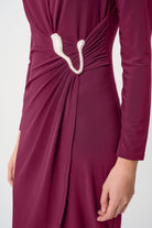 Signature | Silky Knit Sheath Wrap Dress