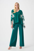 Signature | Recycled Chiffon Floral Print Poncho