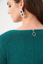 Signature | Sparkle Knit Wrap Gown