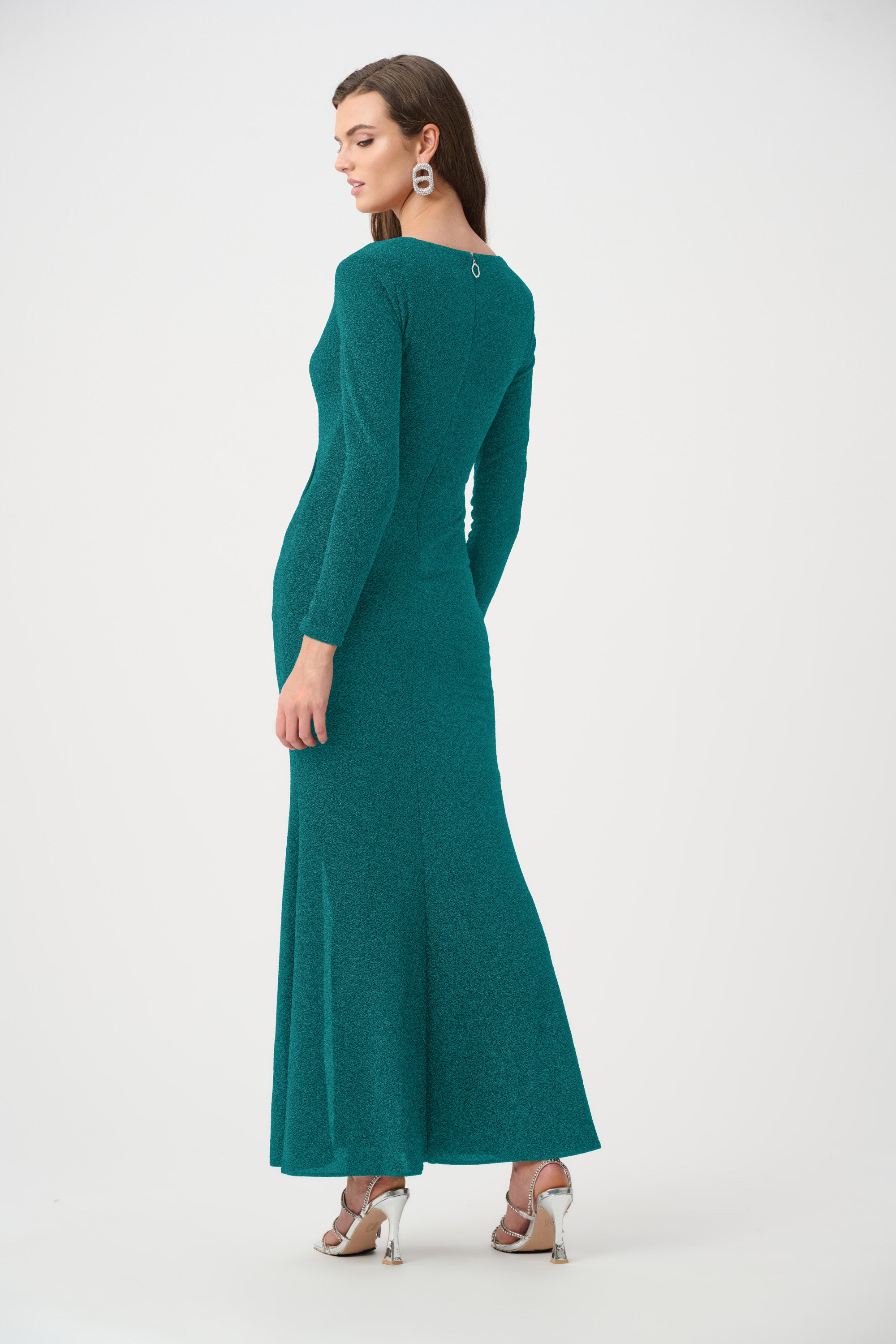 Signature | Sparkle Knit Wrap Gown
