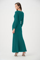 Signature | Sparkle Knit Wrap Gown
