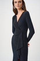 Signature | Sparkle Knit Wrap Gown