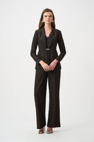 Signature | Sparkle Knit Shawl Collar Fitted Blazer