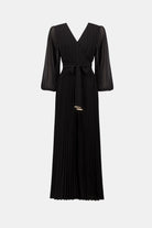 Signature | Georgette And Chiffon Wide Leg Wrap Jumpsuit