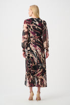 Signature | Chiffon Printed Fit and Flare Wrap Dress