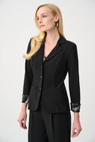 Signature | Silky Knit Fitted Blazer With Adaptable Cuff