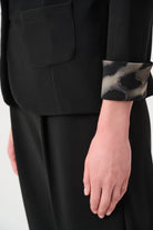 Signature | Silky Knit Fitted Blazer With Adaptable Cuff