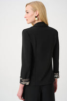 Signature | Silky Knit Fitted Blazer With Adaptable Cuff