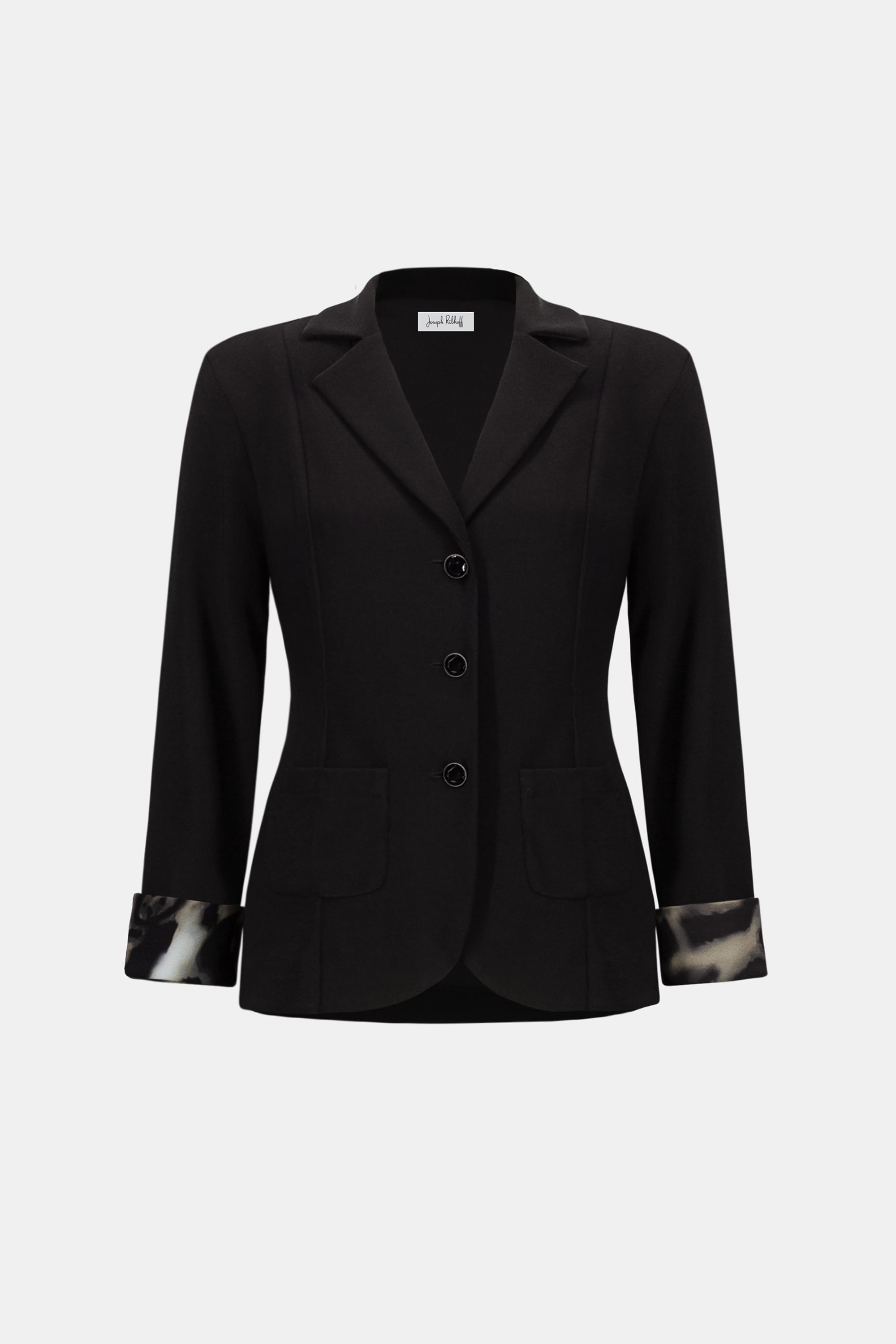 Signature | Silky Knit Fitted Blazer With Adaptable Cuff