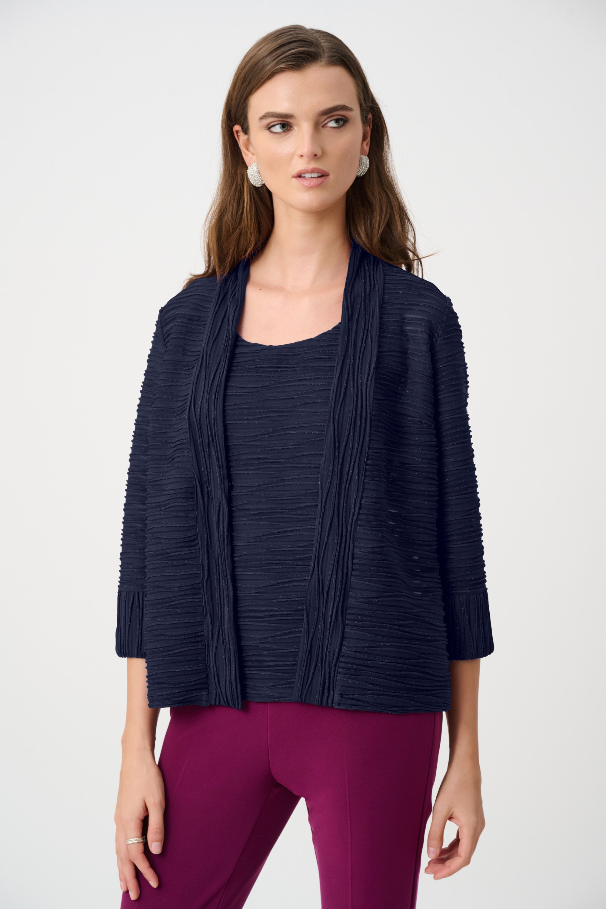 Signature | Sparkle Cascade 2 piece Jacket With Cami