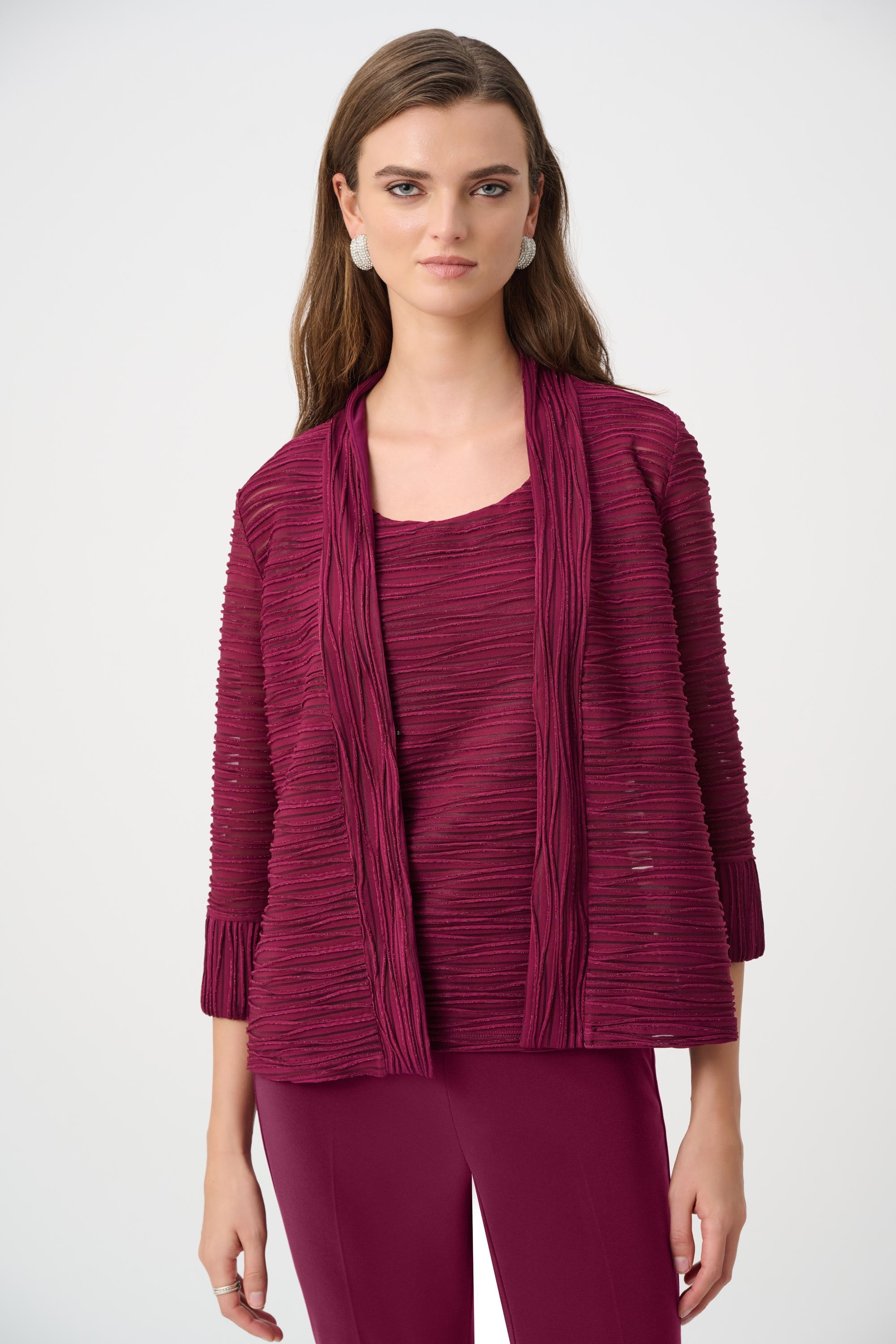 Signature | Sparkle Cascade 2 piece Jacket With Cami