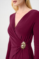 Signature | Silky Knit Wide Leg Wrap Jumpsuit