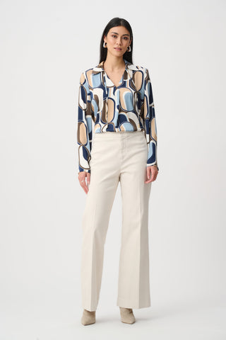 Joseph Ribkoff Chloe | Stretch Denim High-Rise Wide Leg  Jeans-263902