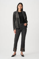 Repreve® Denim Straight Classic Jeans With Rhinestone Detail