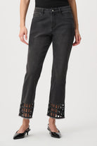 Repreve® Denim Straight Classic Jeans With Rhinestone Detail