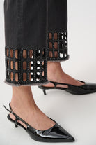 Repreve® Denim Straight Classic Jeans With Rhinestone Detail