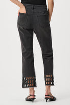 Repreve® Denim Straight Classic Jeans With Rhinestone Detail
