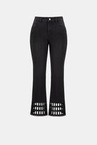 Repreve® Denim Straight Classic Jeans With Rhinestone Detail