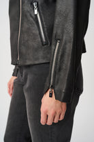 Foiled Knit Fitted Jacket