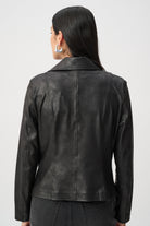 Foiled Knit Fitted Jacket