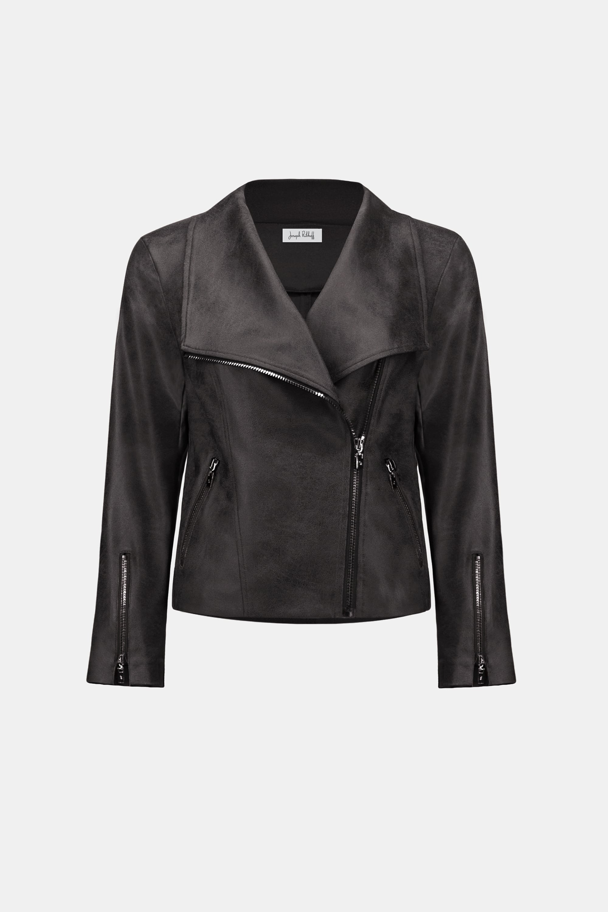 Foiled Knit Fitted Jacket