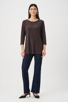 Silky Knit Straight Tunic