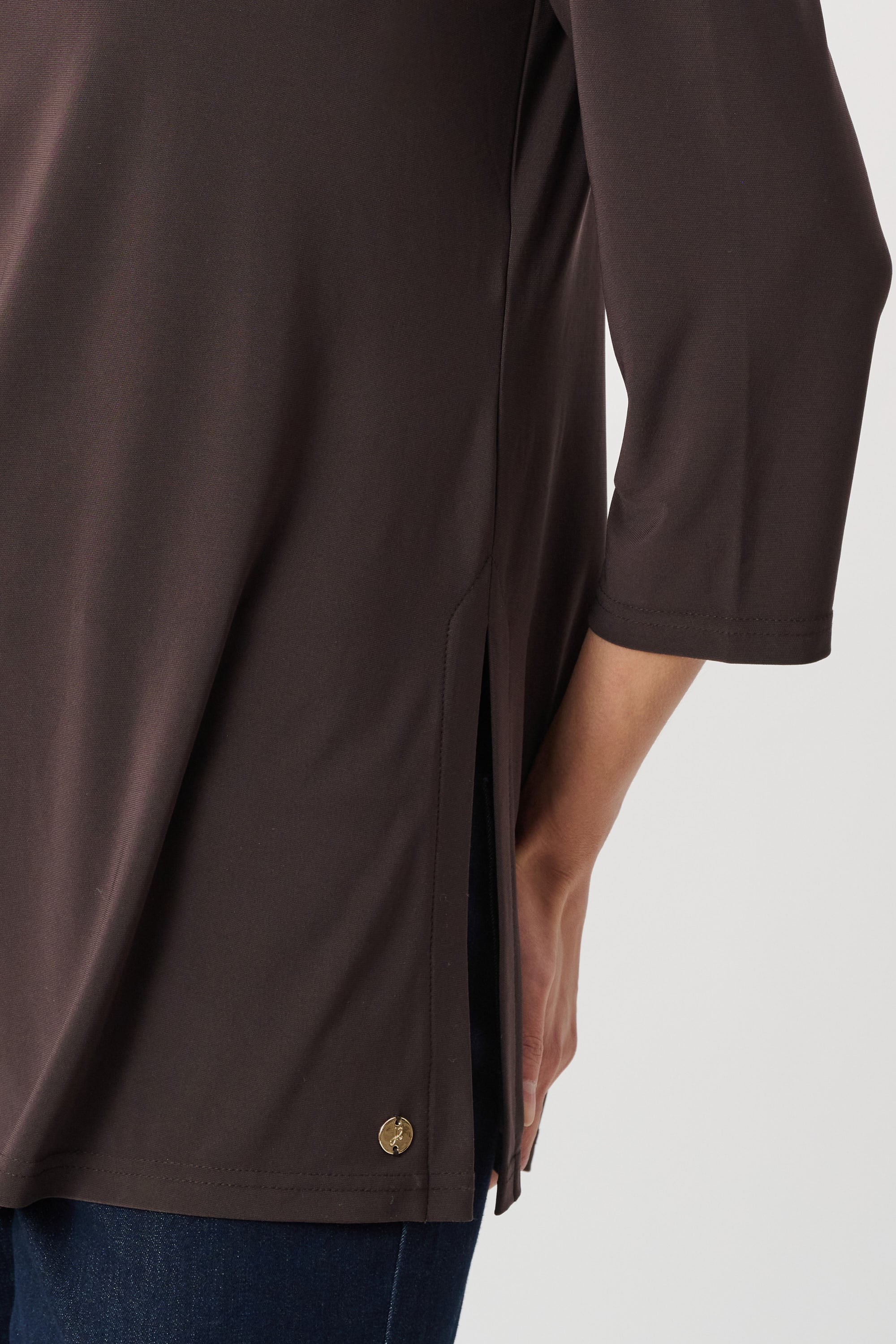 Silky Knit Straight Tunic