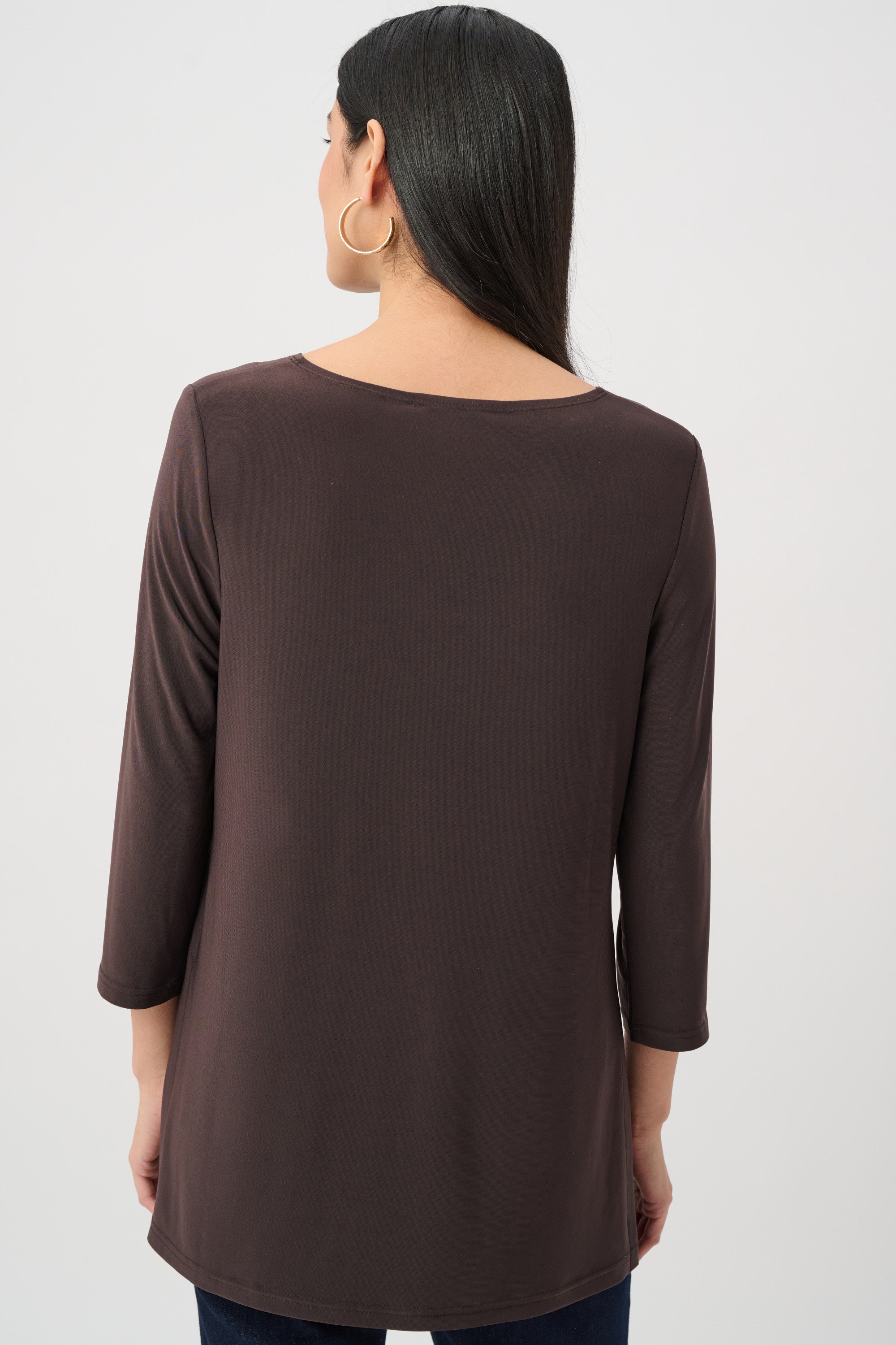 Silky Knit Straight Tunic
